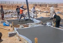 درجة الحرارة المسموح به لصب الخرسانة