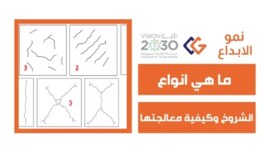 انواع الشروخ